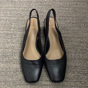 Sam Edelman Black Slingback Heels
